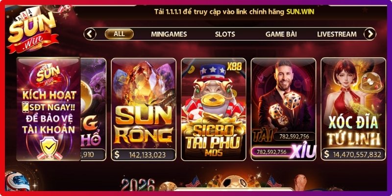 Giới thiệu Sunwin – Thương Hiệu Giải Trí Trực Tuyến Uy Tín 2 Giao diện thân thiện hiện đại